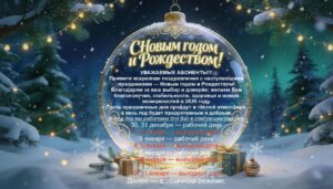Поздравление с новым годом 2026 и Рождеством
